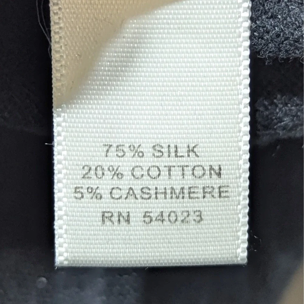 Banana Republic Men S Silk Cotton Cashmere V-Neck Sweater Black
